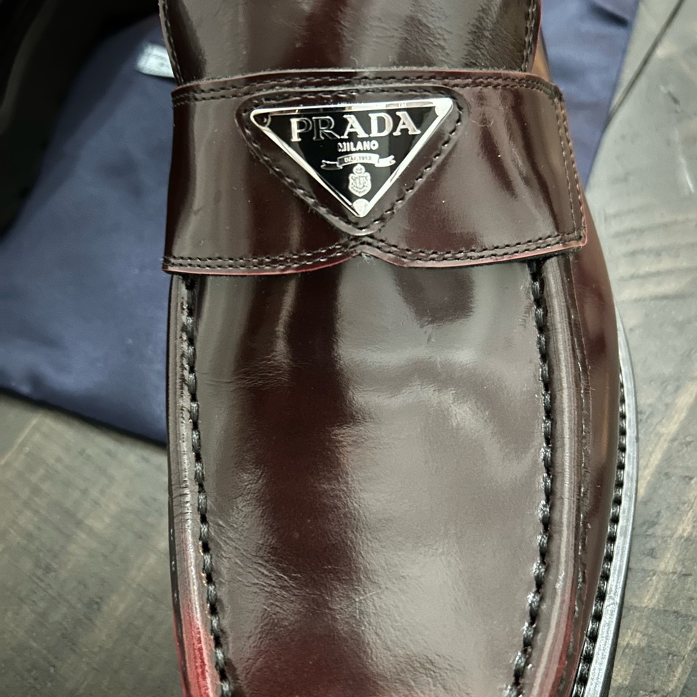Prada unisex loafers size 10. $300 - Picture 4 of 9